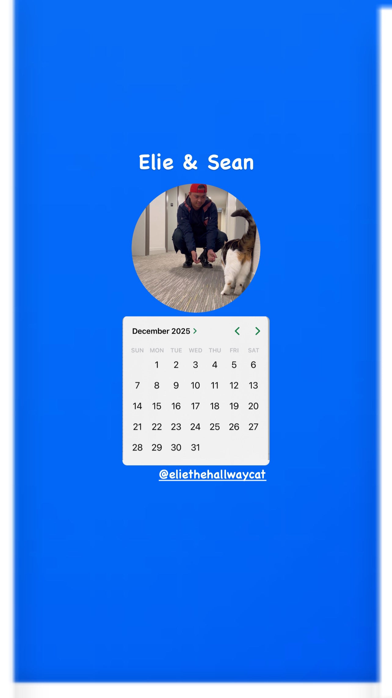 Elie and the boyz 2025 Calendar ❤️