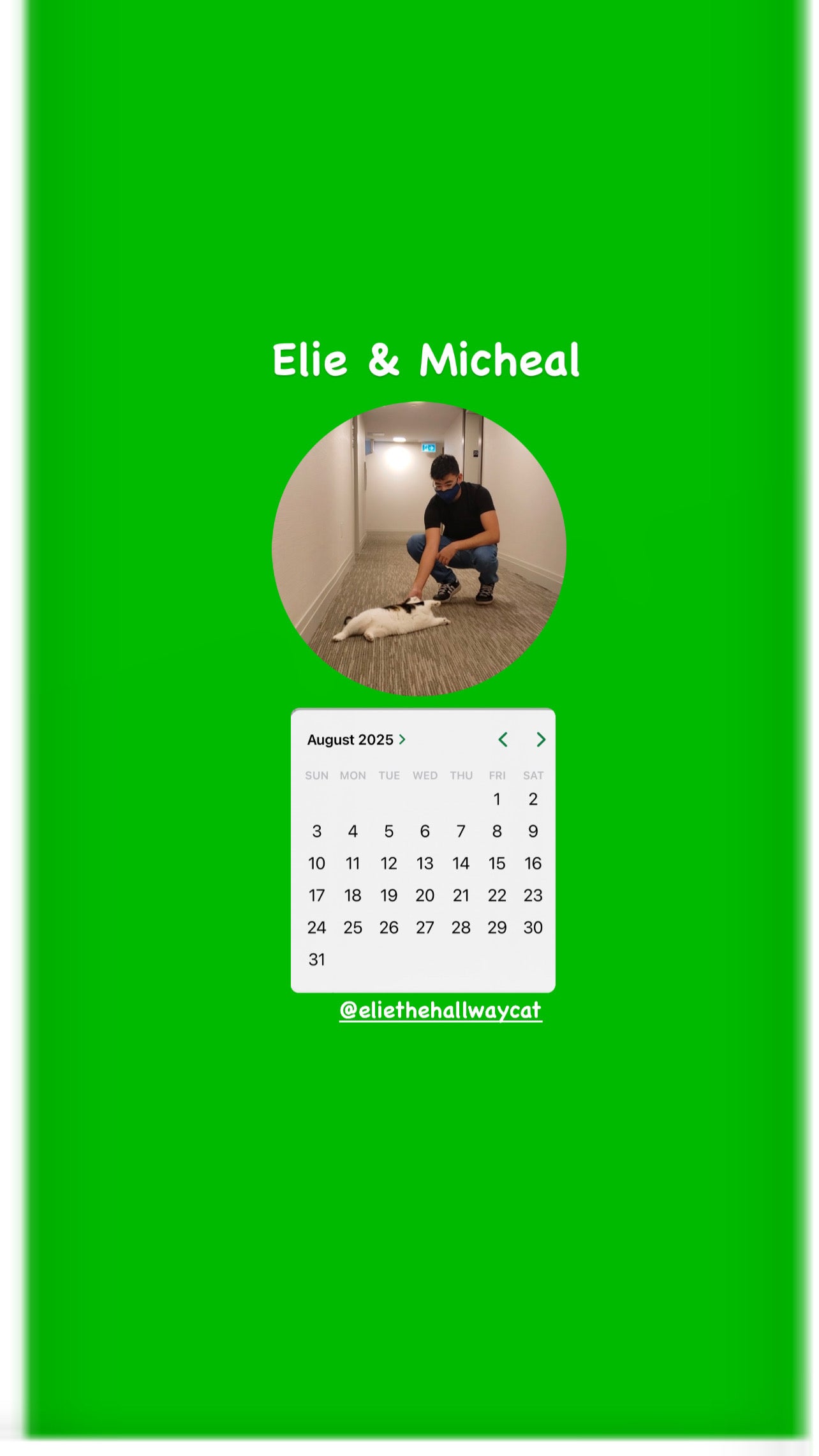 Elie and the boyz 2025 Calendar ❤️