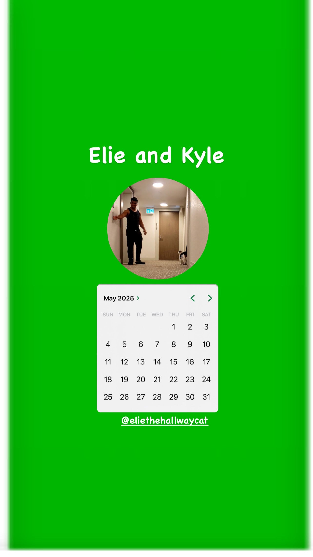 Elie and the boyz 2025 Calendar ❤️
