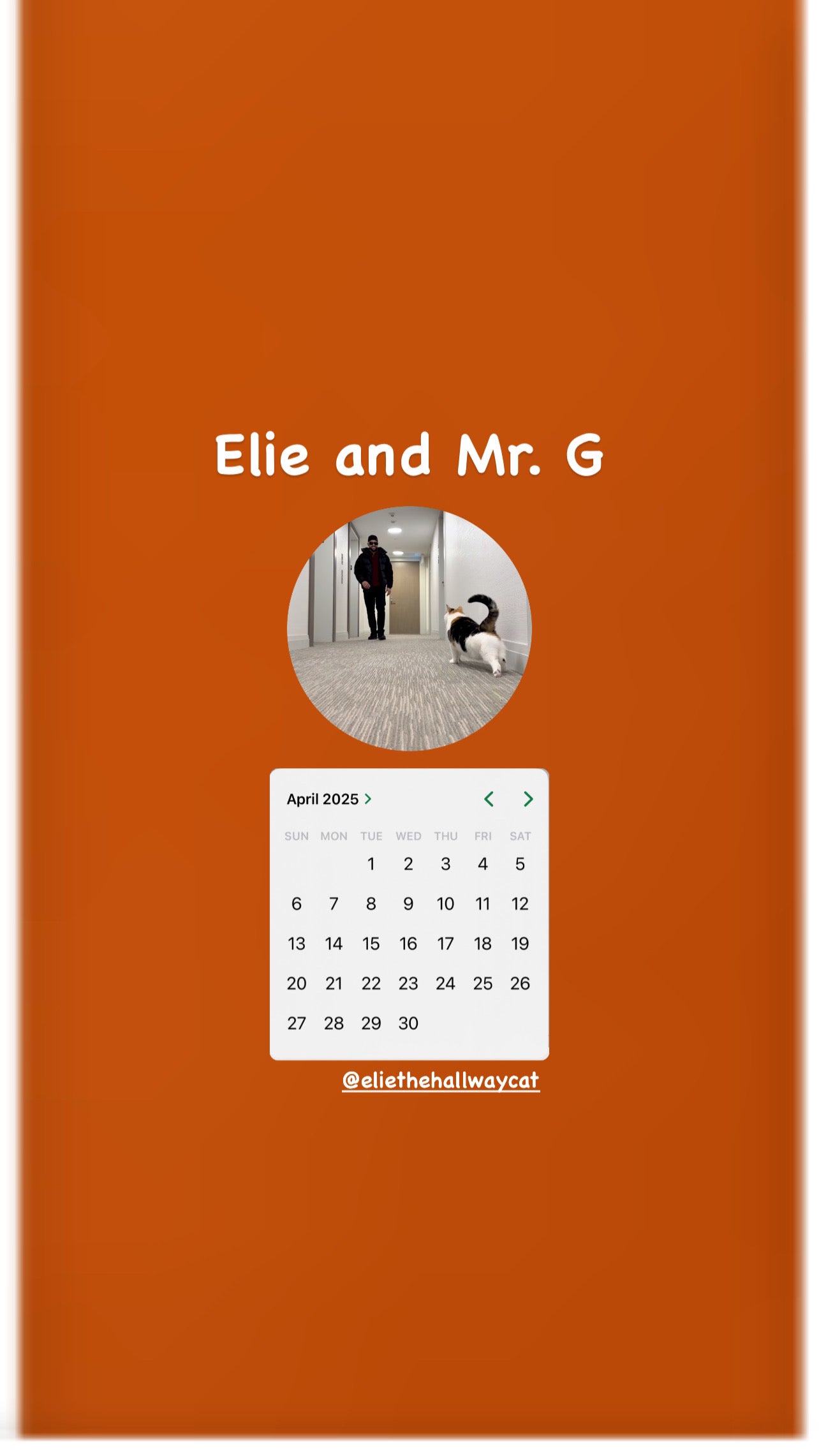 Elie and the boyz 2025 Calendar ❤️