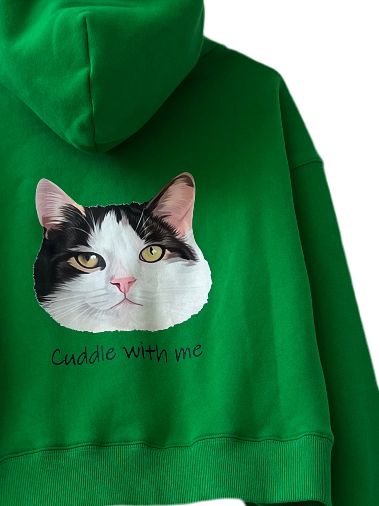 "Cuddle With Me" hoodie.