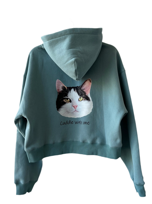 "Cuddle With Me" hoodie.